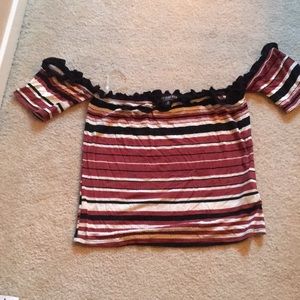 Fashion Nova Off the Shoulder Crop Top